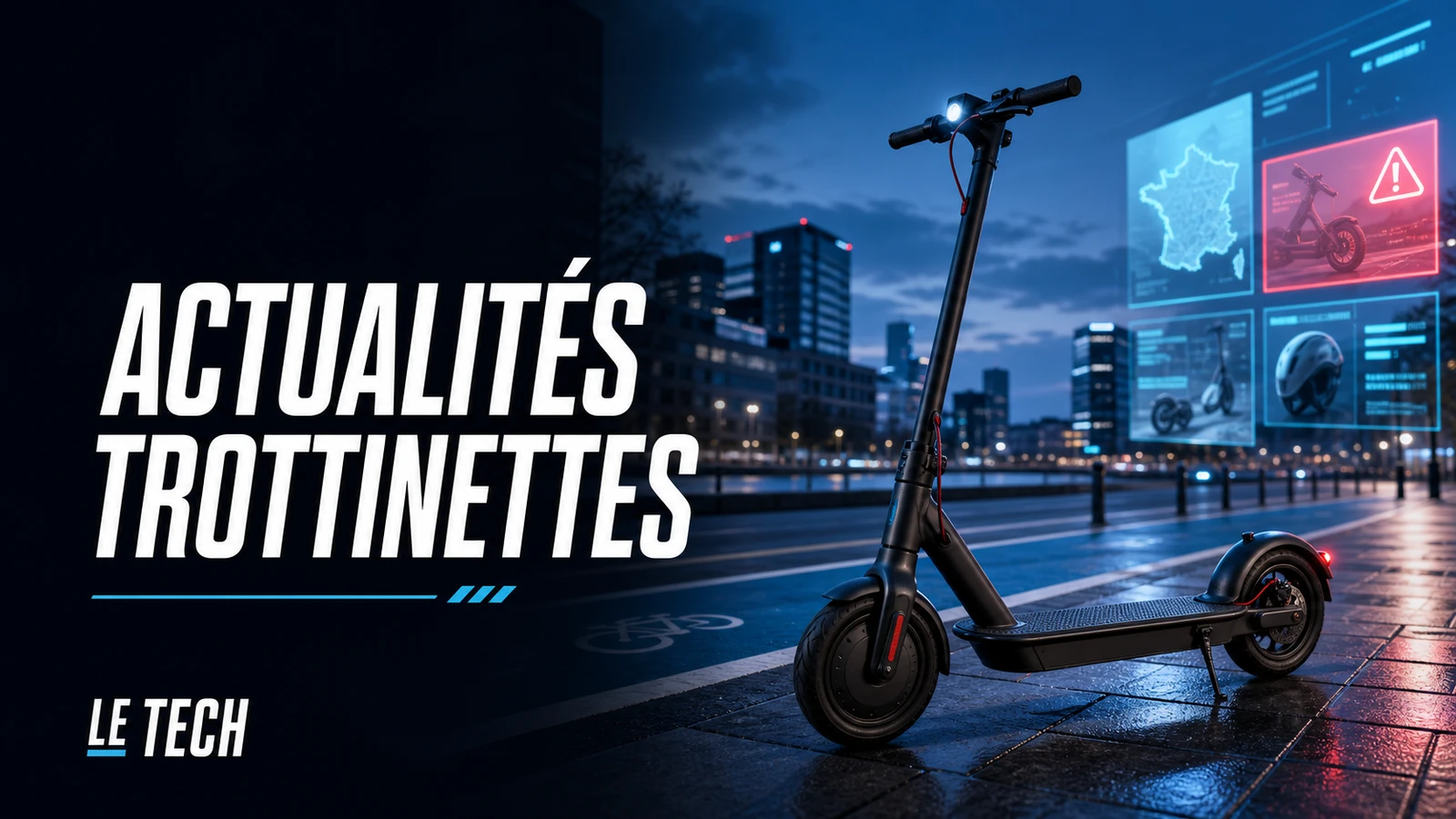 Actualités trottinettes électriques par Le Tech