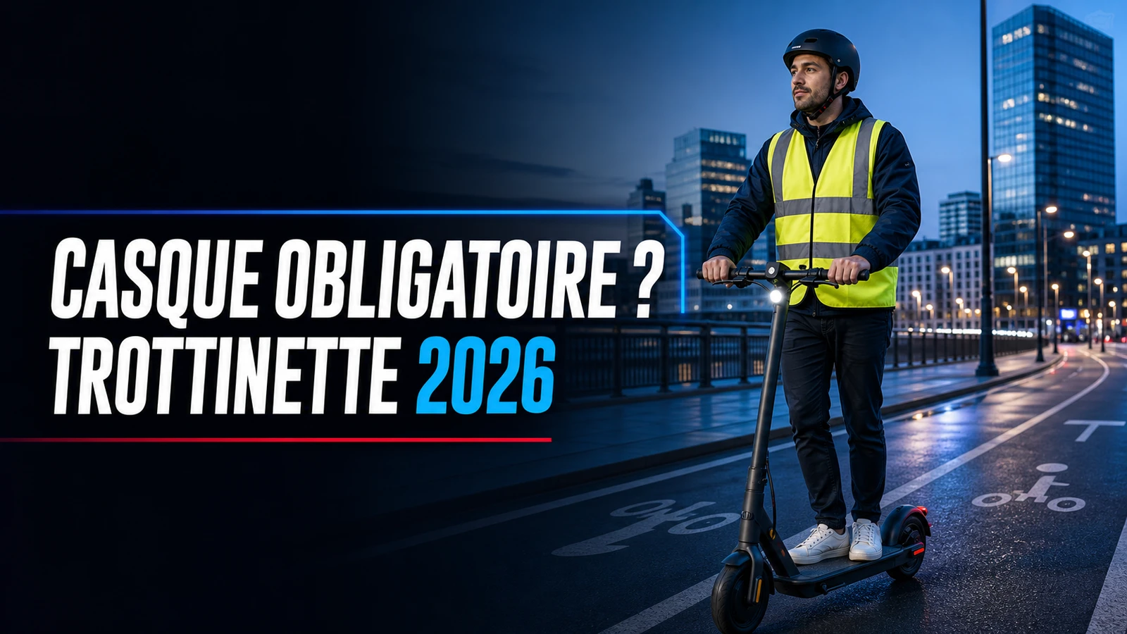 Casque obligatoire en trottinette électrique en France en 2026
