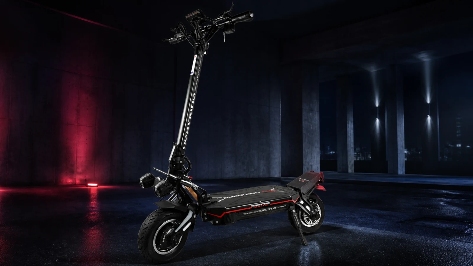 Dualtron New Storm LTD noire, batterie 84 V et pneus de 11 pouces